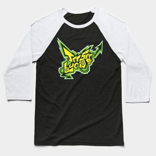 Jet Set Lucio 2.0 Baseball T-Shirt by NelHex